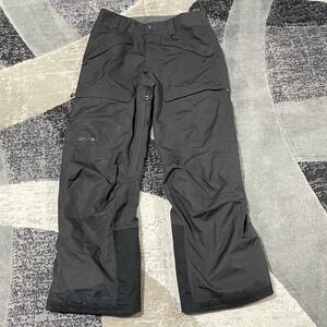 Patagonia H2no Snow Pants Men Medium Black Vented Snowboard Ski Waterproof Hike